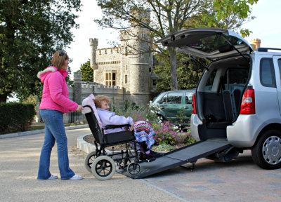 Patient mobility transport for disabled